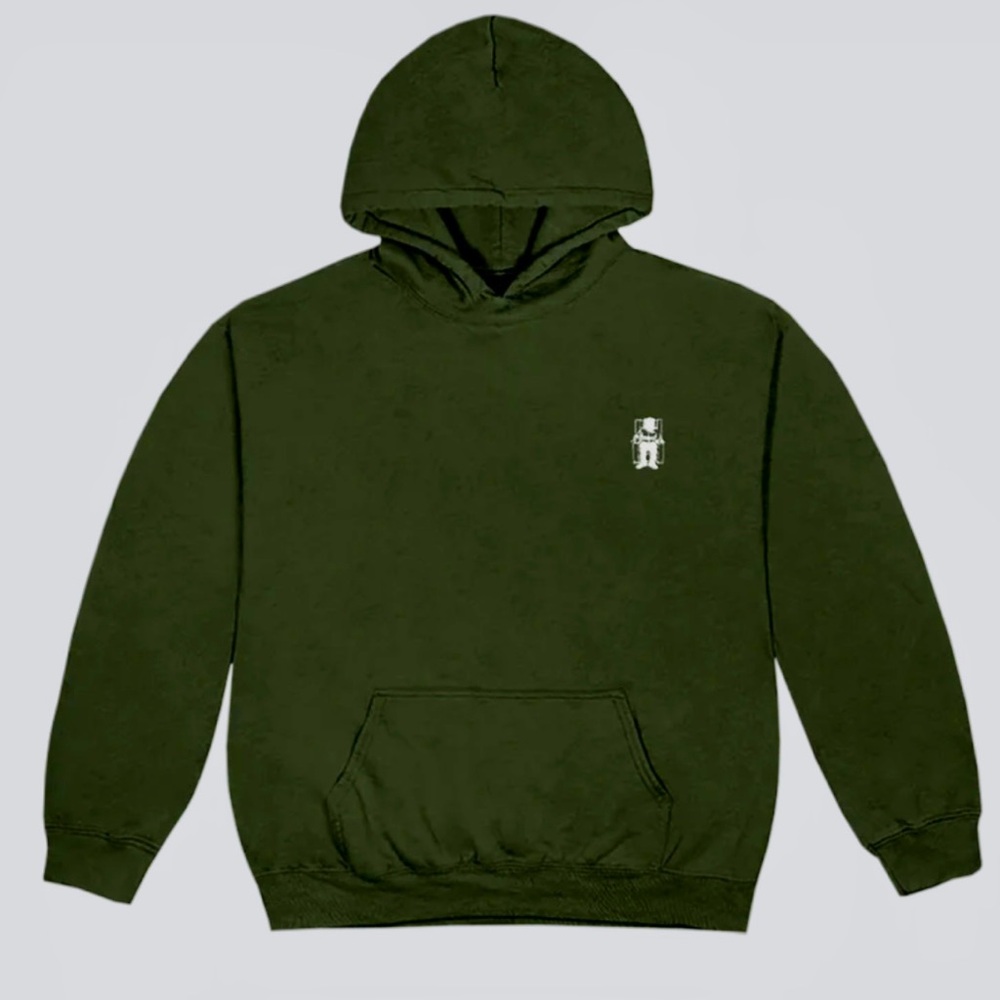Death Row Records Dark Green Premium Hoodie